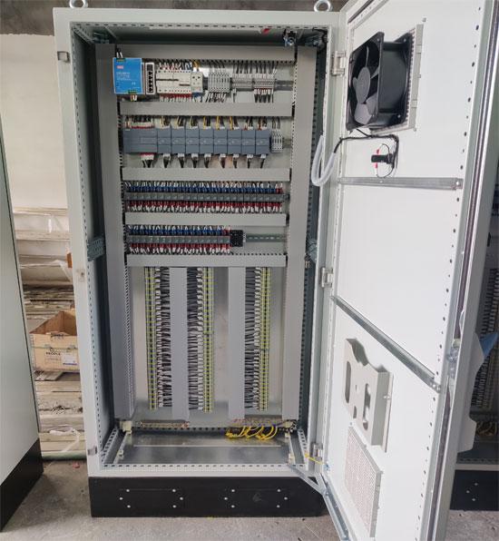 PLC electrical cabinet control panel
